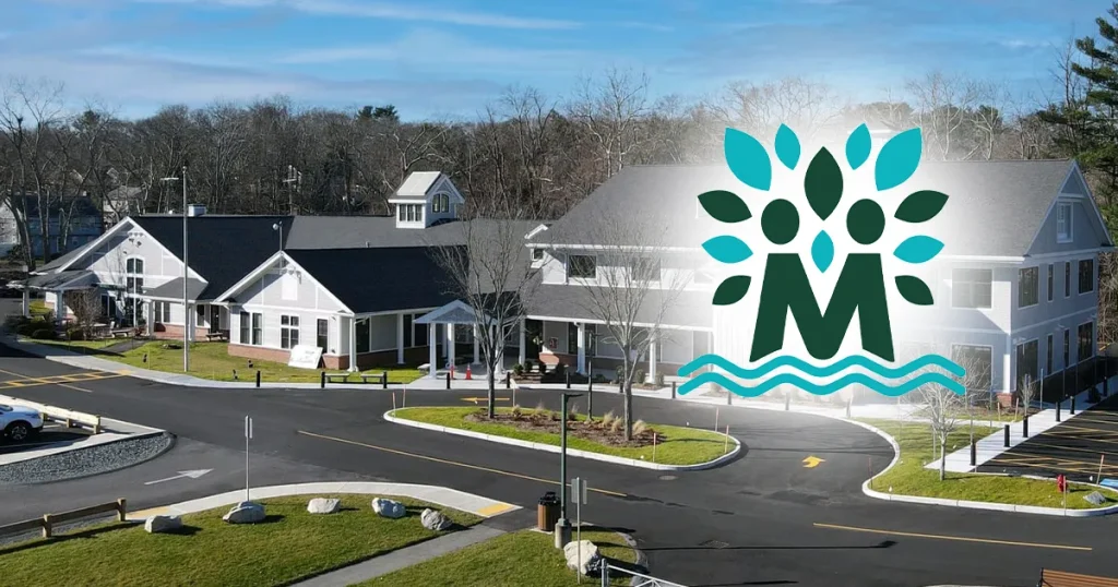 The Marshfield Council on Aging Building with their logo overlay